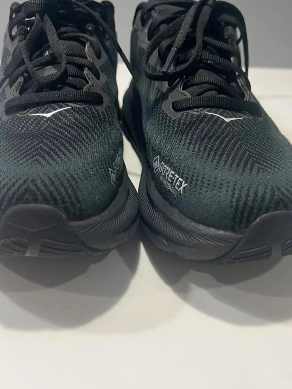 HOKA Womens Clifton 9 GTX Waterproof Running Shoes Black Size 8.5